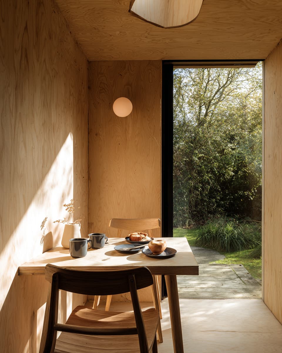 Cabizen cabin interior with metal finishes photo 1